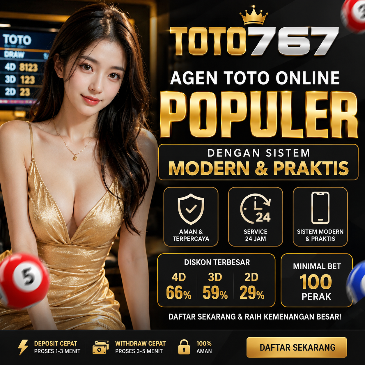 TOTO767 ⭐️ Situs Toto Online Paling Hoki dengan Withdraw Instan